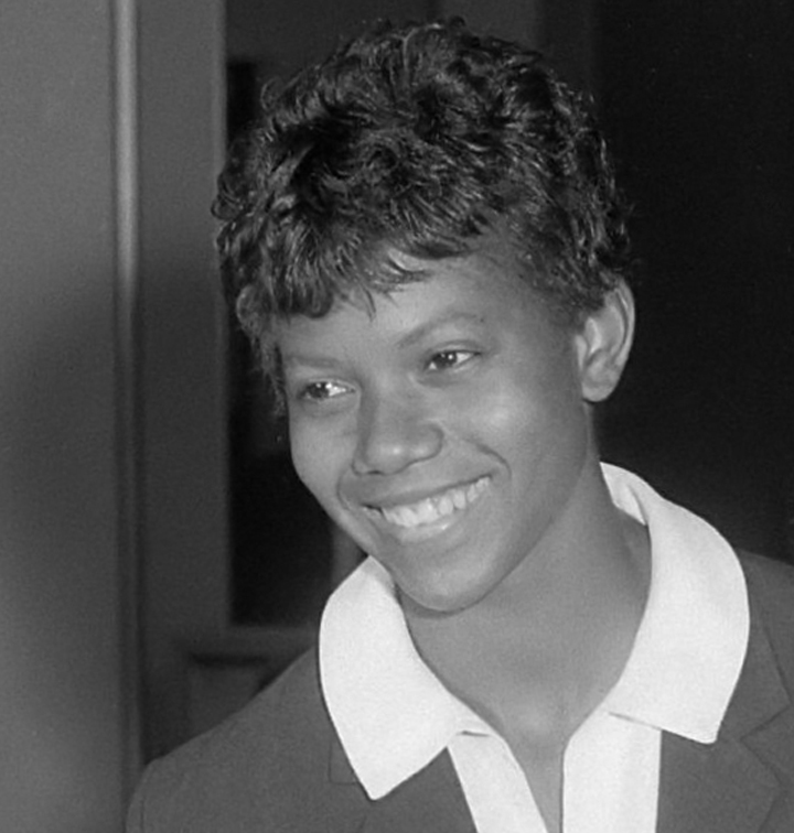 Wilma Rudolph smiling